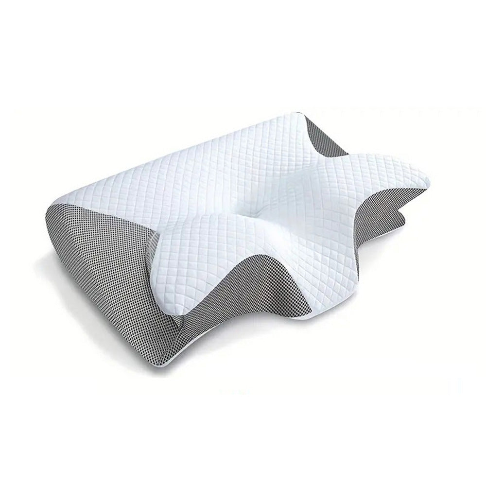 Classic Cervical Memory‑Foam Neck Pillow – Home Edition