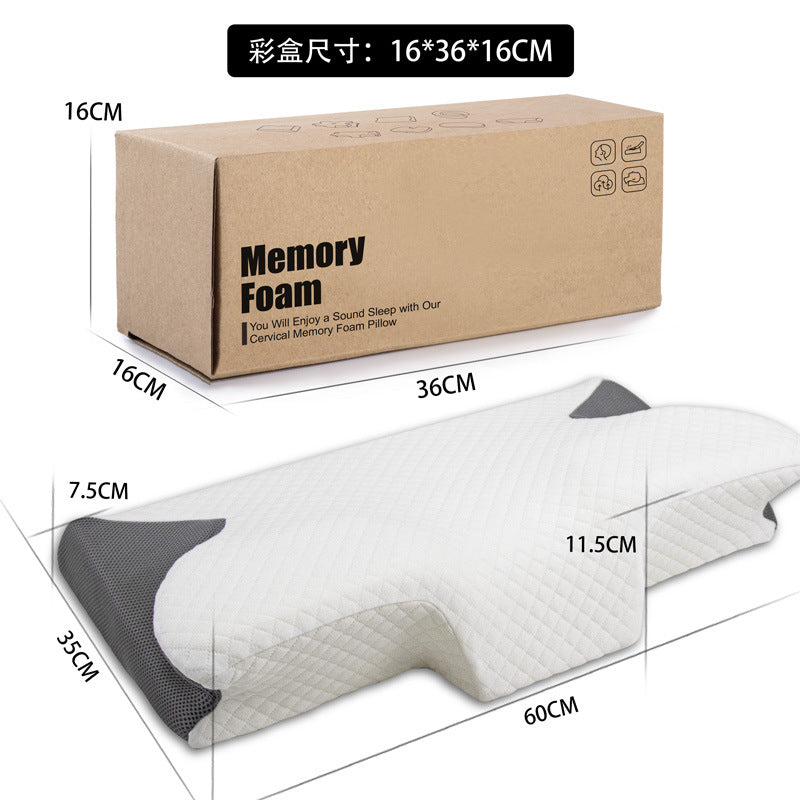 Butterfly‑Shape Memory Foam Pillow – Zero‑Pressure Design