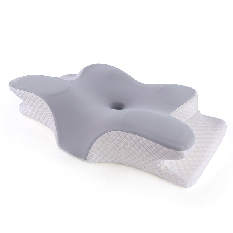 Wing‑Style Cervical Memory‑Foam Pillow – Ergonomic Support