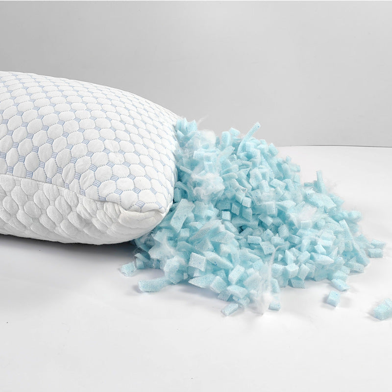 Bamboo‑Infused Shredded Memory‑Foam Pillow – Breathable Support