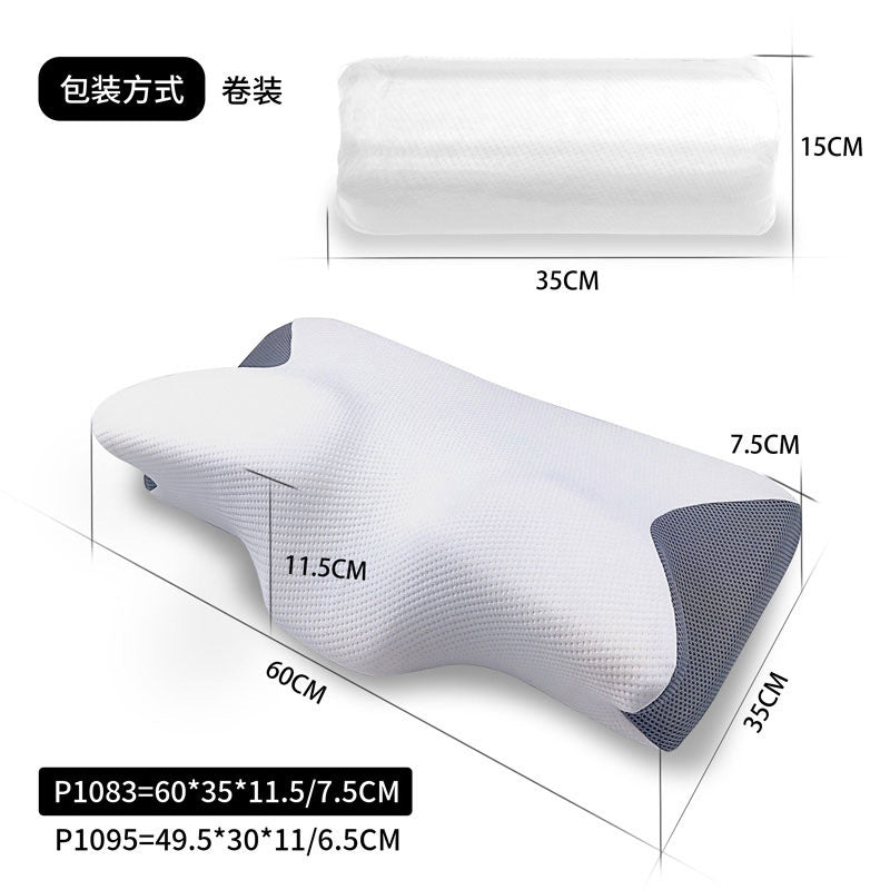 Butterfly‑Shape Memory Foam Pillow – Zero‑Pressure Design