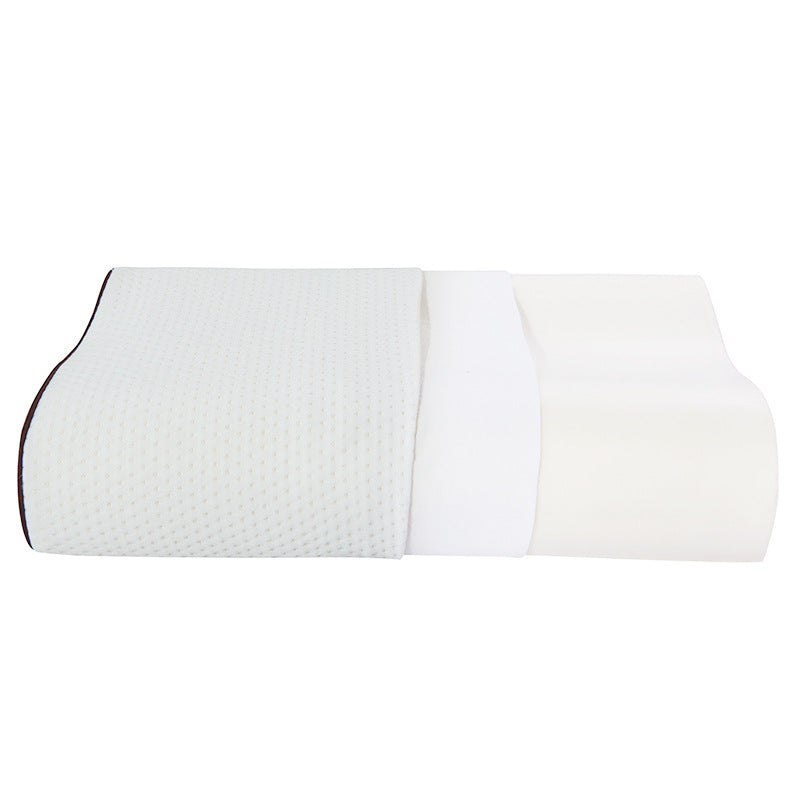 Wave‑Contour Cervical Memory‑Foam Pillow – Neck Relief