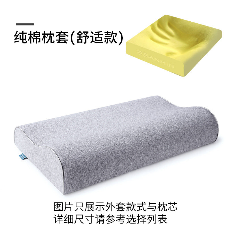 Classic Rectangular Memory‑Foam Pillow – Slow‑Rebound Support