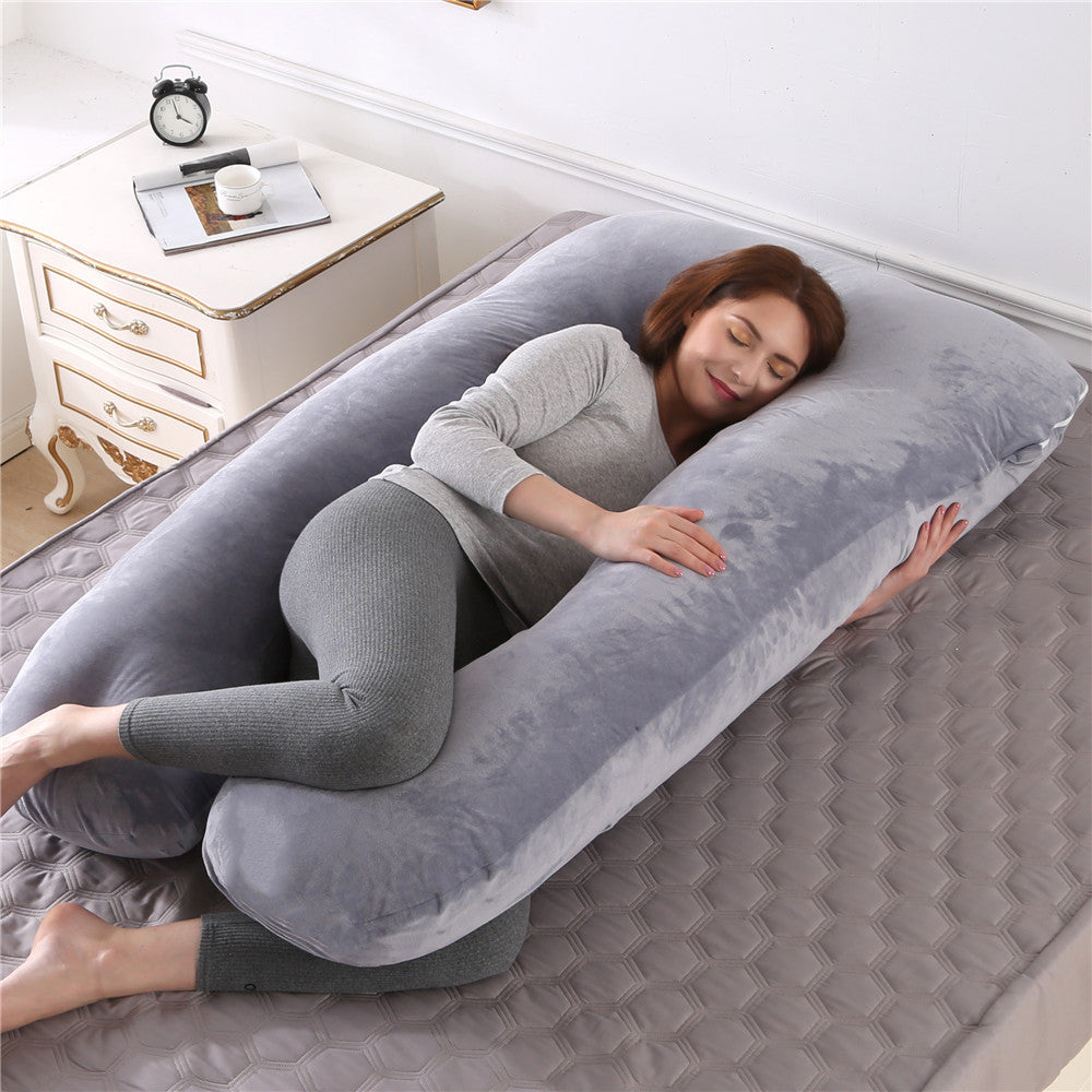 U‑Shaped Body Pillow – Full‑Length Side Sleep Support