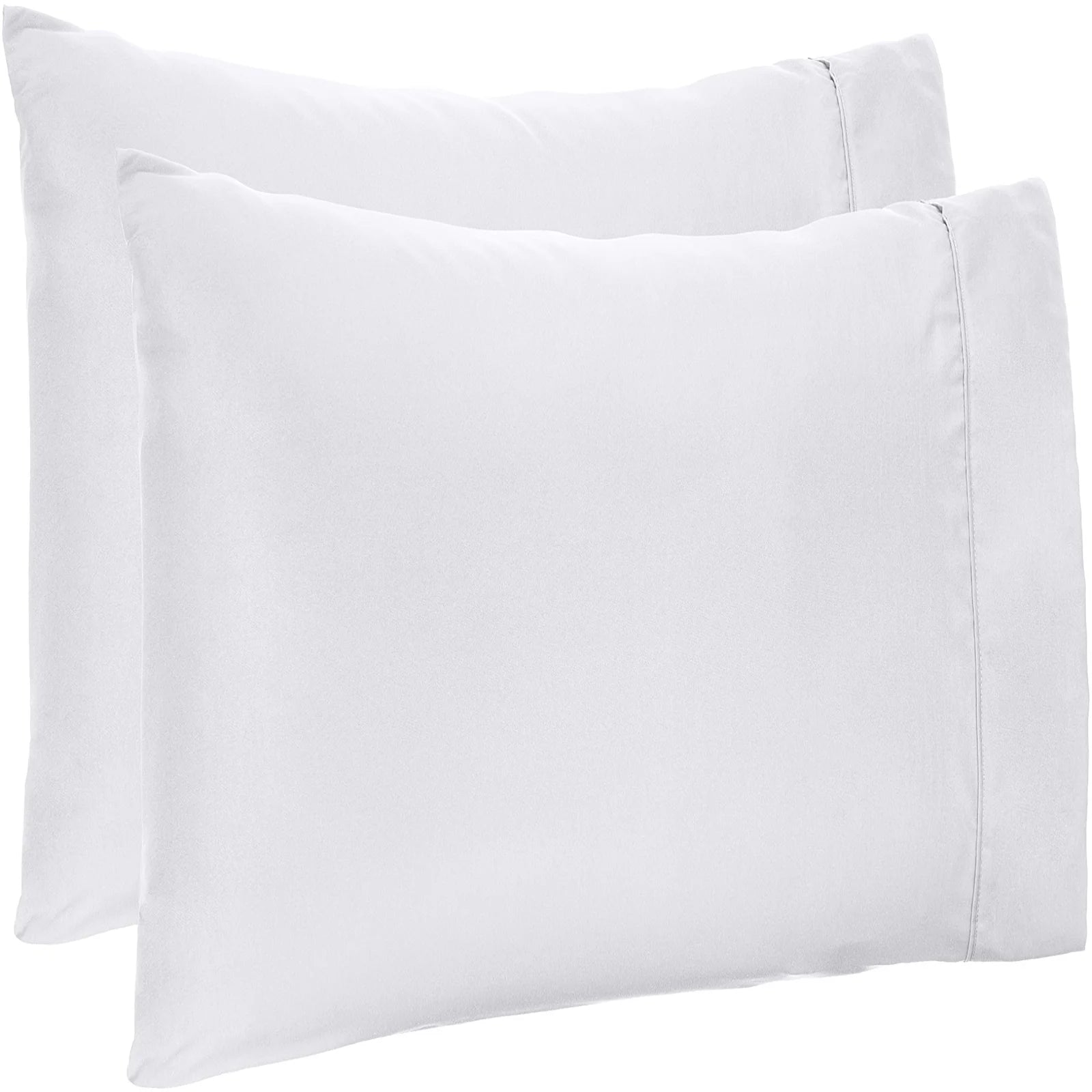 Dazzling 600 TC Pure High Quality Egyptian Cotton Sheets 4 Piece Sheet Set Contain 18 Inch Deep Pocket Fitted Sheet with 360° Elastic Corners All around White Solid Queen Size