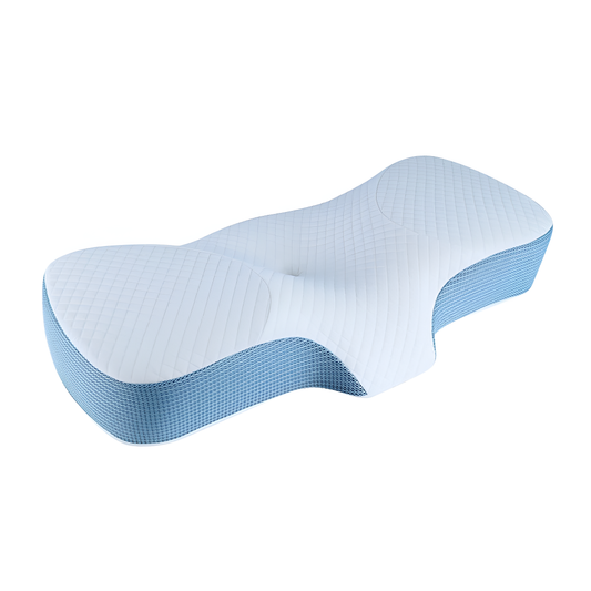 Ergonomic Butterfly Contour Cervical Memory‑Foam Pillow