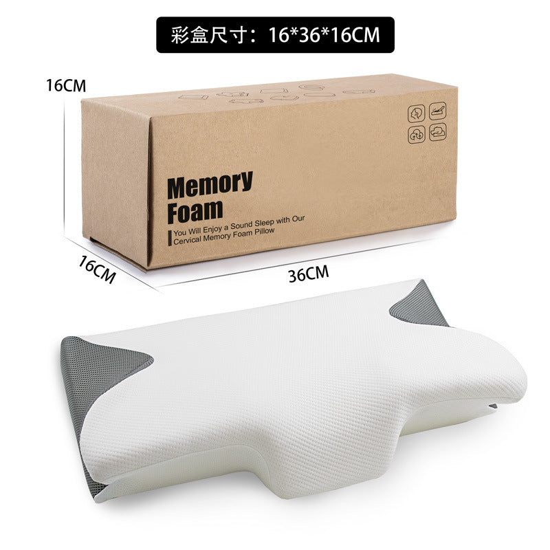 Butterfly‑Shape Memory Foam Pillow – Zero‑Pressure Design