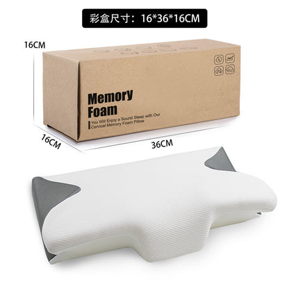 Butterfly‑Shape Memory Foam Pillow – Zero‑Pressure Design