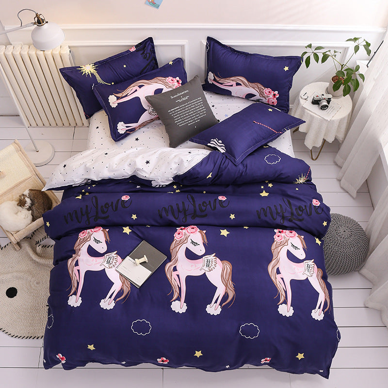 Organic Aloe Vera 4‑Piece Cooling Bedding Ensemble