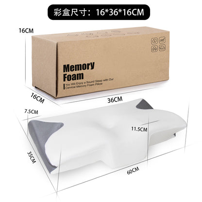 Butterfly‑Shape Memory Foam Pillow – Zero‑Pressure Design