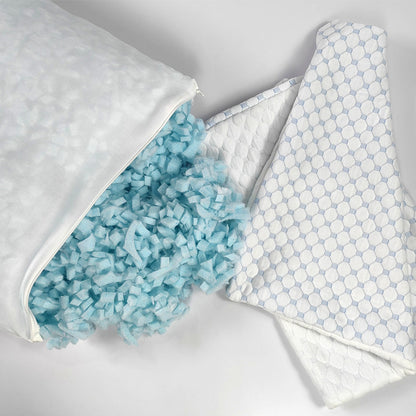 Bamboo‑Infused Shredded Memory‑Foam Pillow – Breathable Support