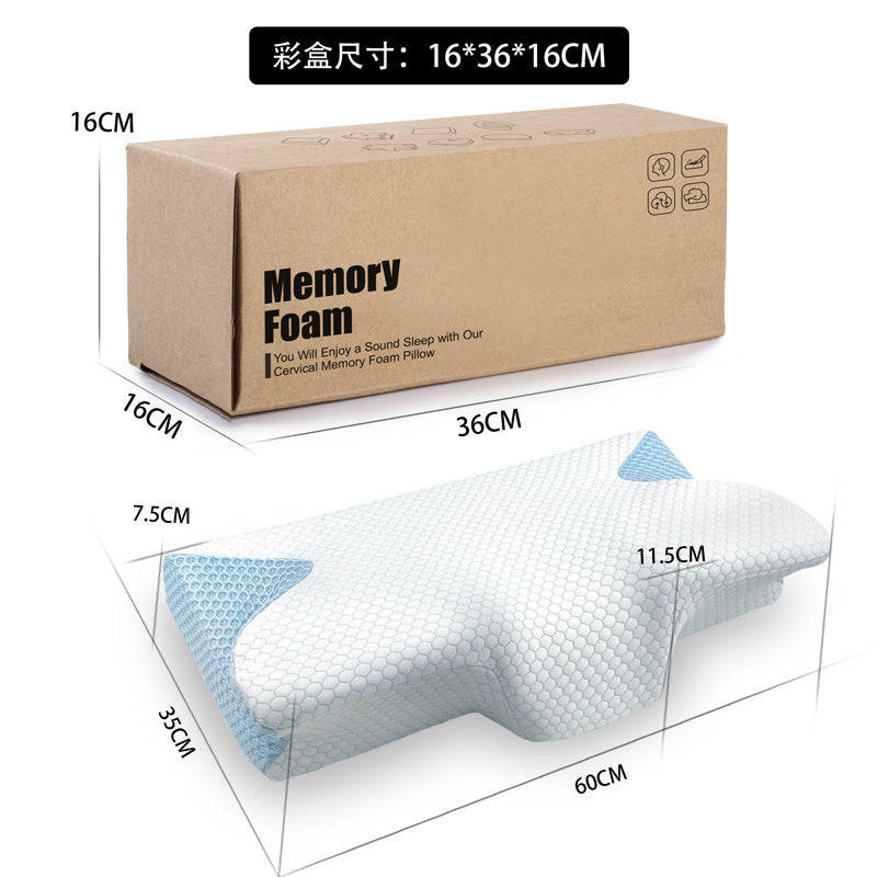 Butterfly‑Shape Memory Foam Pillow – Zero‑Pressure Design