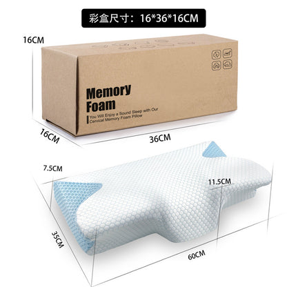 Butterfly‑Shape Memory Foam Pillow – Zero‑Pressure Design