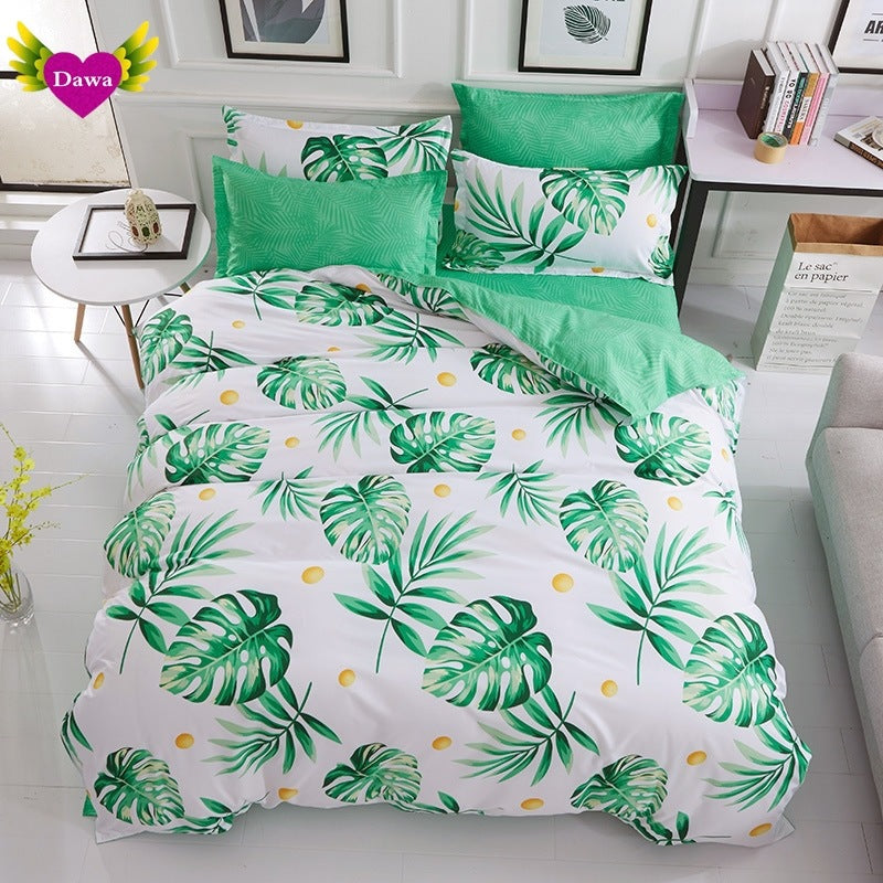 Organic Aloe Vera 4‑Piece Cooling Bedding Ensemble