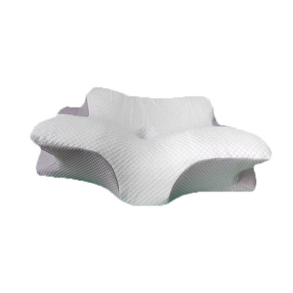 Wing‑Style Cervical Memory‑Foam Pillow – Ergonomic Support