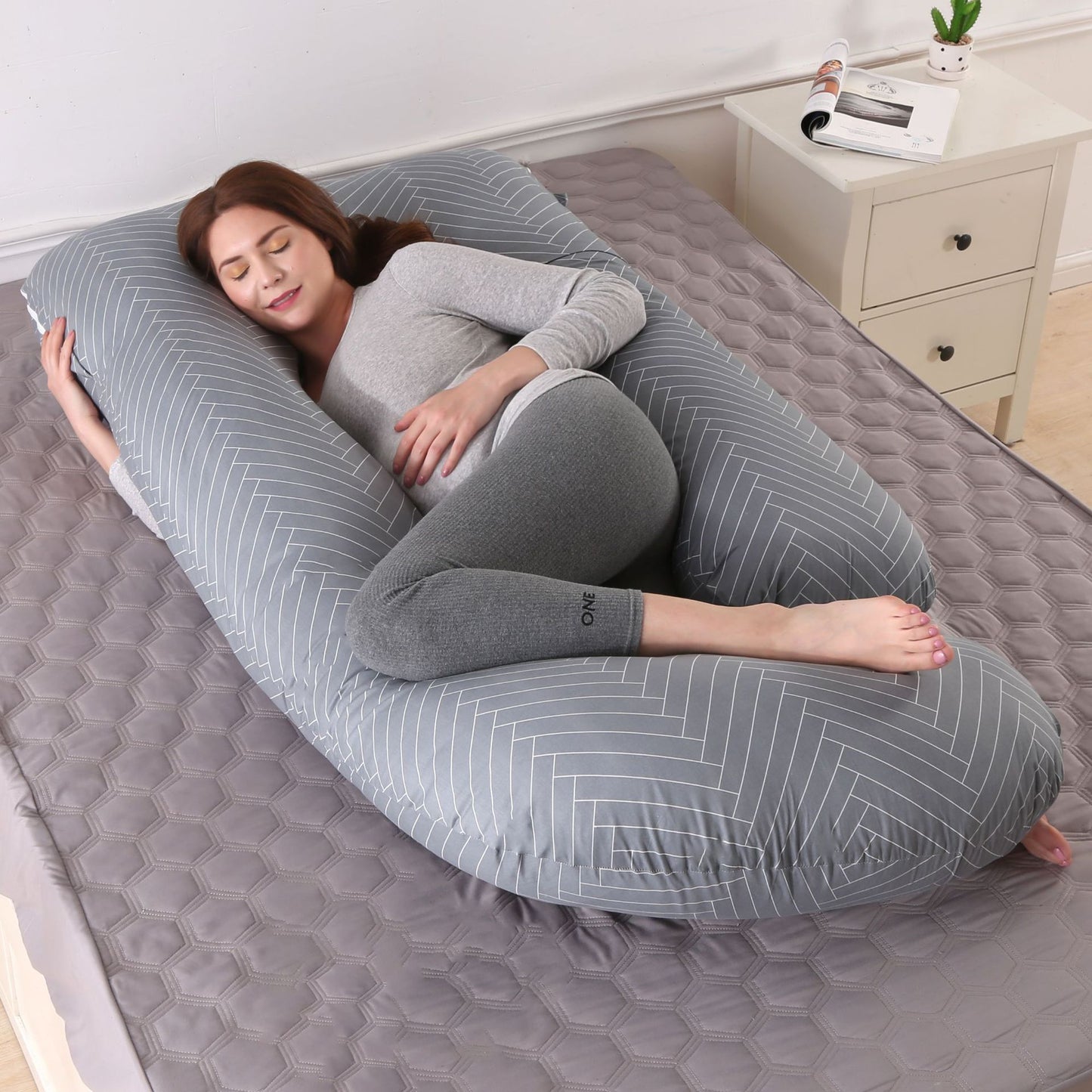 J‑Shape Pregnancy & Breastfeeding Support Pillow – Maternity Aid?