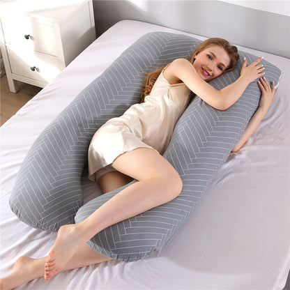 U‑Shaped Body Pillow – Full‑Length Side Sleep Support
