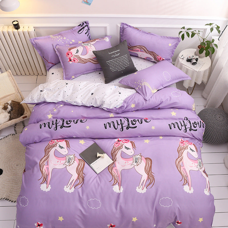 Organic Aloe Vera 4‑Piece Cooling Bedding Ensemble