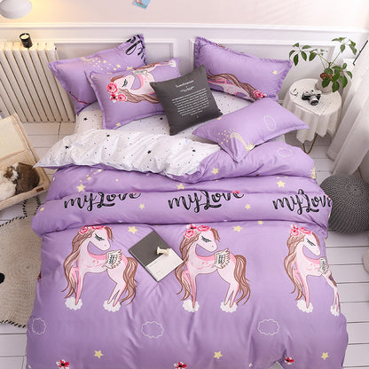 Organic Aloe Vera 4‑Piece Cooling Bedding Ensemble